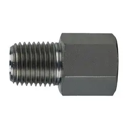 Final Sale Midland Metal 7033-12-12 Adapter, 3/4-in Male NPT x 3/4-in Female BSPP, Steel