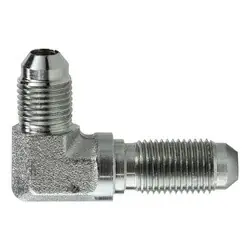 New Arrival Midland Metal 2701-32-32 90-deg Bulkhead Union Elbow, 2-in Male JIC x 2-in Male JIC, Steel