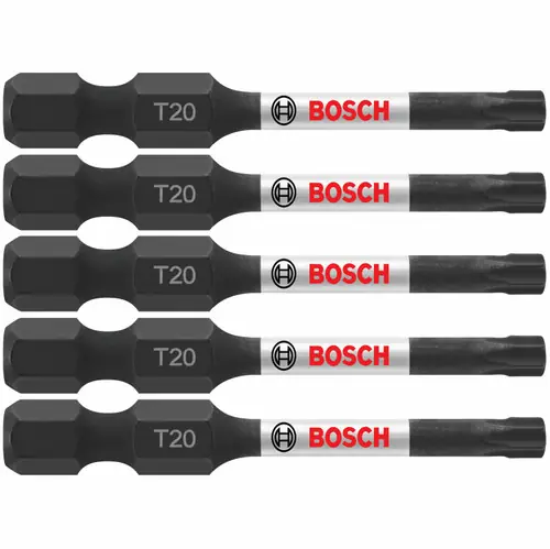Top Rated Bosch ITT20205 5 pc. Impact Tough 2 In. Torx 20 Power Bits (5 Pack)