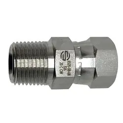 Buy Direct STAINLESS ADAPTERS SS6505-32-32 Swivel Adapter, 2-in Male NPTF x 2-in Female JIC Swivel, Stainless Steel