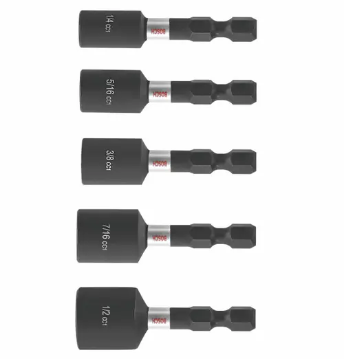 Bosch ITDNSV105 5 pc. Driven 1-7/8 In. Impact Nutsetter Set (5 Pack) Buy Online
