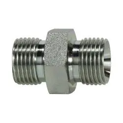 Midland Metal 9022-12-04 Hex Nipple, 3/4-in Male BSPP x 1/4-in Male BSPP, Steel Fan Favorite