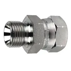 Midland Metal 9024-08-08 Swivel Adapter, 1/2-in Male BSPP x 1/2-in Female BSPP Swivel, Steel New Arrival