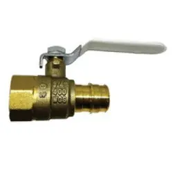 Midland Metal 973637LF Ball Valve, 1 x 1 in Nominal, PEX x FNPT, 400 psi Pressure, Forged Brass Body Hot Deal