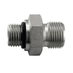 Midland Metal 7062-10-10 Adapter, 5/8-in Male O-Ring Boss x 5/8-in Male BSPP, Steel Buy Direct