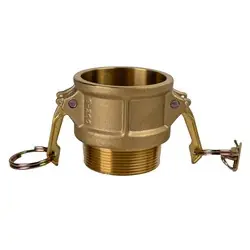 Hot Picks Midland Metal E-CGB-300-B1 Economy Series Type B Cam and Groove Coupler, 3-in Female Coupler x 3-in Male NPT, Brass