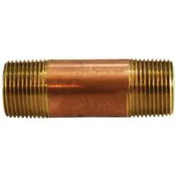 Midland Metal 42096 Nipple, 3/4 in MPT x 3/4 in MPT, 12 in, Brass Deal