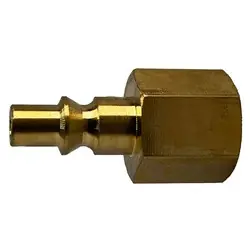Direct From Factory Midland Metal 28578B ARO 210 Interchange Female Plug, 1/4-in Body, 1/4-in Female NPT, Brass