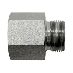 Professional Grade Midland Metal 7042-02-04 Adapter, 1/8-in Female NPT x 1/4-in Male BSPP, Steel