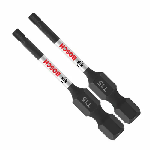 Luxury Bosch ITT15202 2 pc. Impact Tough 2 In. Torx 15 Power Bits (2 Pack)