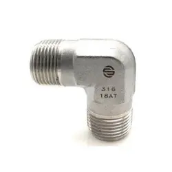 STAINLESS ADAPTERS SS5500-32-32 90-deg Male Pipe Elbow, 2-in Male NPTF x 2-in Male NPTF, Stainless Steel Price Cut