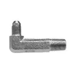Midland Metal 2501-LLL-05-02 90-deg Extra Extra Long Elbow, 5/16-in Male JIC x 1/8-in Male NPTF, Steel Hot Picks