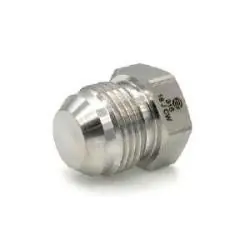 STAINLESS ADAPTERS SS2408-03 JIC Plug, 3/16-in Male JIC, Stainless Steel Budget