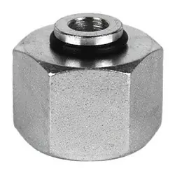 New Release Midland Metal D0304-C-S08 DIN Tube Cap, S08 Female Metric Swivel, Steel