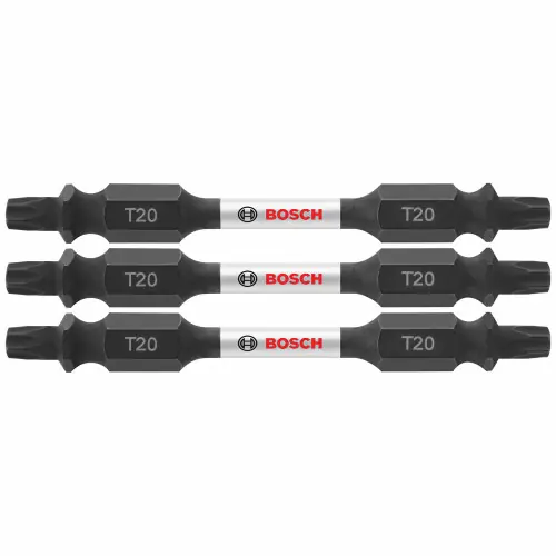 Low Price Bosch ITDET202503 3 pc. Impact Tough 2.5 In. Torx 20 Double-Ended Bits (3 Pack)
