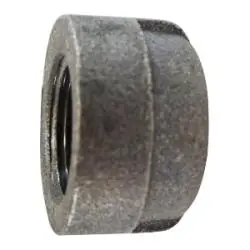 Midland Metal 68475 Cap, 1 in FPT, Iron, Galvanized, 300 lb Budget