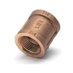 Today Only Midland Metal 44435LFUSA Reducing Coupling, 1/2-in Female NPT x 3/8-in Female NPT, Lead-Free Bronze