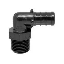 While Supplies Last Midland Metal 35287 90-deg Male Elbow, 3/4-in PEX x 3/4-in Male NPT, Polyphenylsulfone