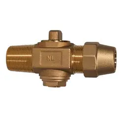 Midland Metal 970265 Curb Stop Ball Valve, 1-in Nominal, MIP x CTS, Lead-Free Bronze Grab Now