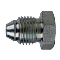 Midland Metal 7599-P-24 Komatsu Plug, M24 Male Komatsu, Steel Clearance