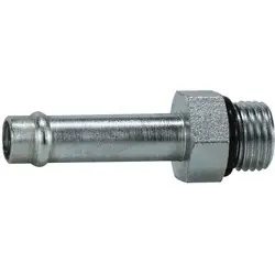 Midland Metal 4604O3224 Beaded Insert, 2-in Beaded Stem x 1-1/2-in Male O-Ring Boss, Steel Big Sale