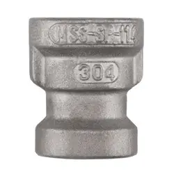 Limited Offer Midland Metal 62463MS SP-114 Reducing Coupling, 3-in Female NPT x 2-1/2-in Female NPT, 304 Stainless Steel