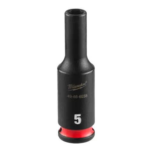 Milwaukee 49-66-6038 SHOCKWAVE Impact Duty 1/4" Drive 5MM Deep 6 Point Socket Price Drop