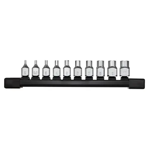Milwaukee 48-22-9545 10pc 1/4 Drive Low-Profile Hex Bit Socket Set - Metric Secure Checkout