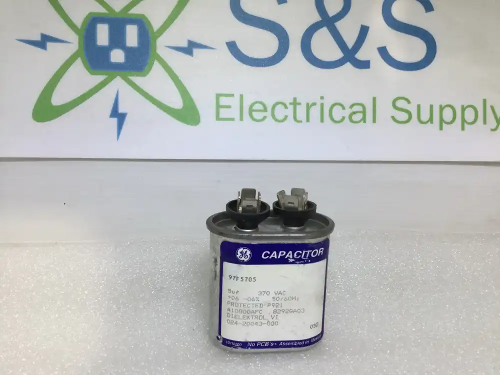 Get Yours GE Capacitor (oval) Z97F5705 / 97F5705 5uf 370V +/-6% 50/60Hz P921