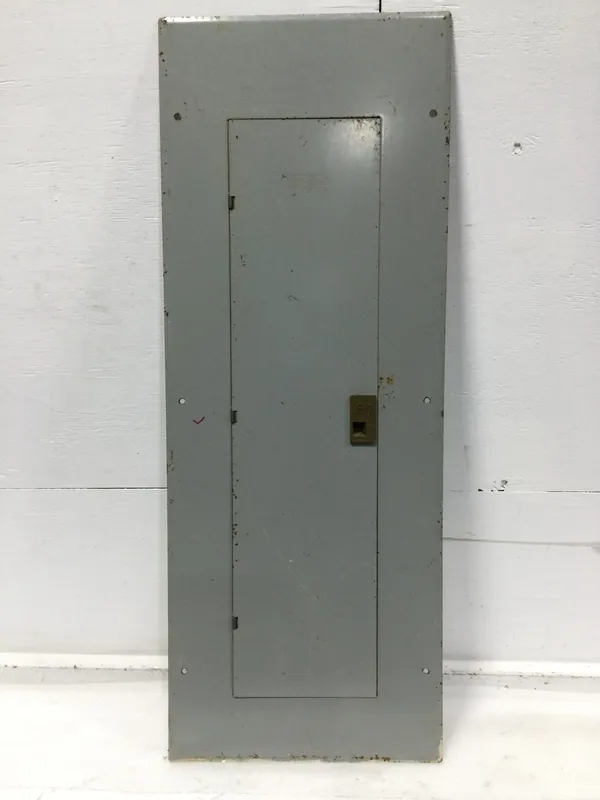 GE TM4020CCU 200 Amp 40 Space 120/240V Panel Door w/Main 41 5/8" x 15 3/8" Top Rated