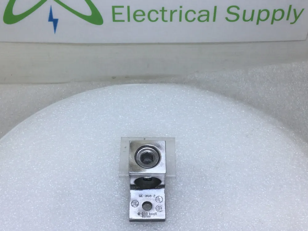 General Electric GE-350-2 6-350kcmil CU9AL Single Port 1 Hole Mechanical Lug Latest