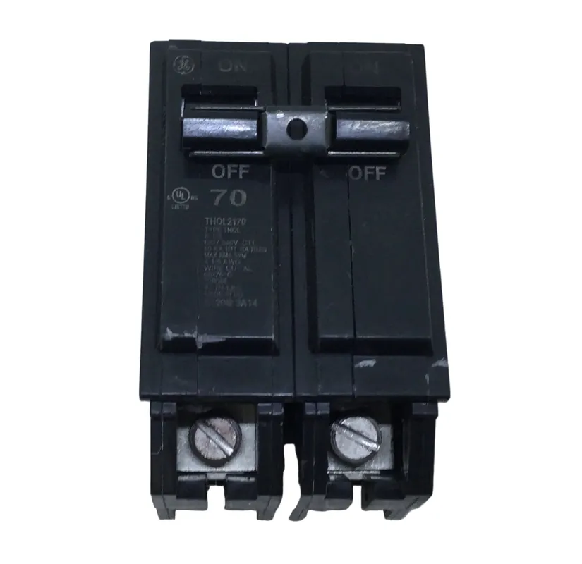Crafted General Electric THQL2170 70 Amp 2 Pole 120/240V Circuit Breaker - Cosmetic Flaw