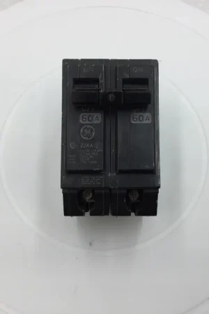 Secure Checkout GE THHQB2160 2 Pole 60 Amp 120/240v 22kA Bolt on Circuit Breaker