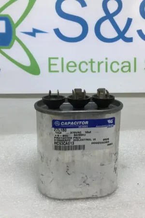 Must Have GE Capacitor 27L180 10uf 370Vac +/-6% 50/60Hz HC93CA013