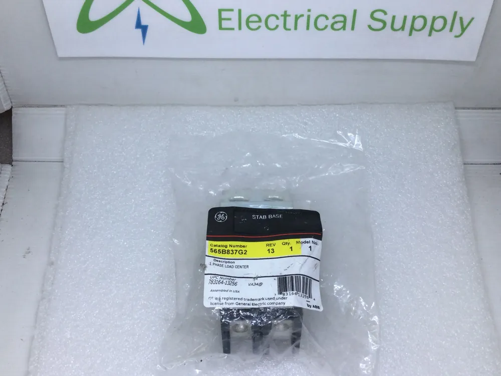 Trending GE General Electric 565B837G2 1 Phase Load Center Circuit Breaker Stab Base
