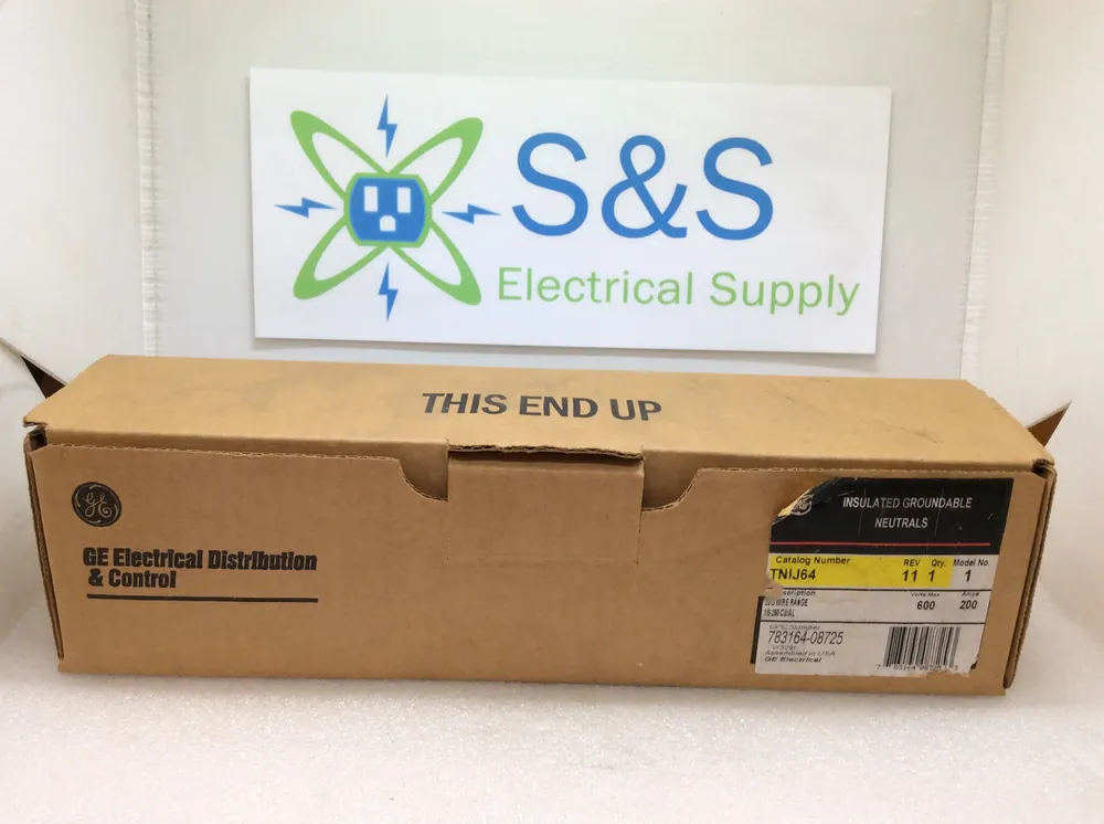Deal General Electric TNIJ64 Insulated Groundable Neutrals 200A 600V Max 1/0-250 CU/AL (New)