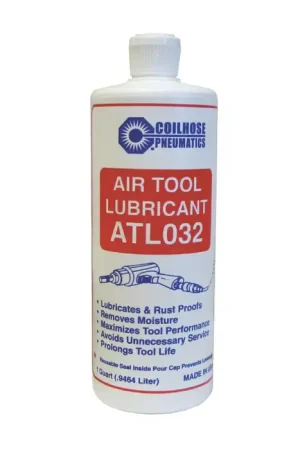 Don't Miss Out COILHOSE PNEUMATICS ATL032 ISO 22 ISO Grade, 32 oz. Container Size Air Tool Lubrication