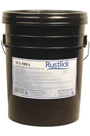 Clearance RUSTLICK 74055 Moderate Duty Machining Type, 5 Gallon Container Size Soluble Cutting Oil