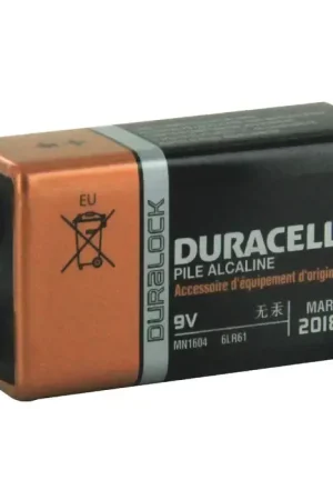 Low Price DURACELL DC-MN1604BKD 9V Battery Size, 9 Voltage, No Rechargeable Consumer Battery