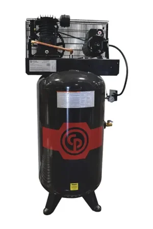 Exclusive Offer CHICAGO PNEUMATIC RCP-581VNS 80 Gallons Tank Capacity, 5 Horsepower, 15.3 CFM @ 100 PSI Air Delivery Stationary Compressor