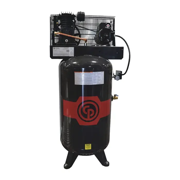 Exclusive Offer CHICAGO PNEUMATIC RCP-581VNS 80 Gallons Tank Capacity, 5 Horsepower, 15.3 CFM @ 100 PSI Air Delivery Stationary Compressor