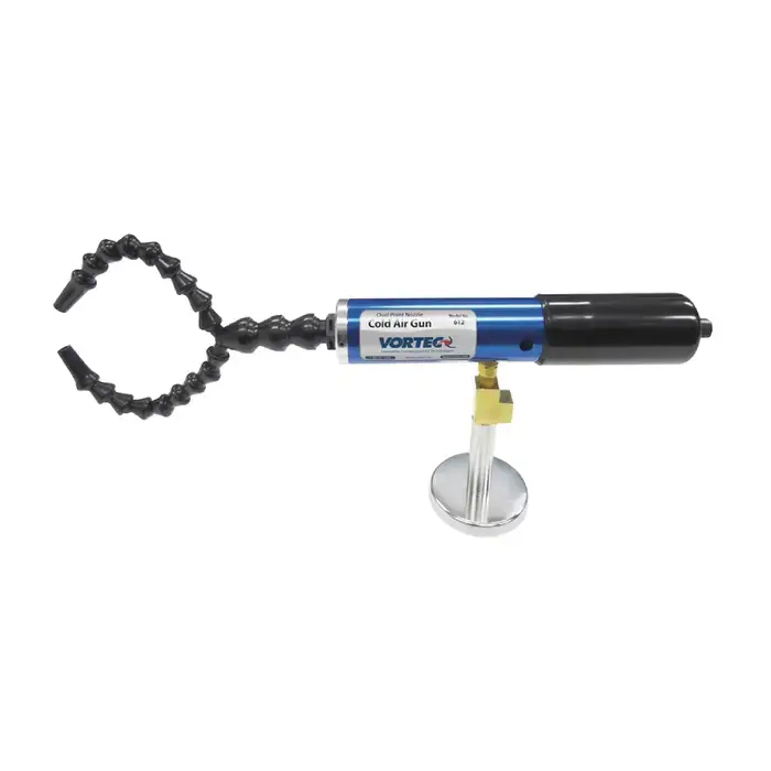 VORTEC 612 Produces Cold Air -30°F to 70°F, Air Consumption 15 SCFM Cold Air Coolant System Must Have