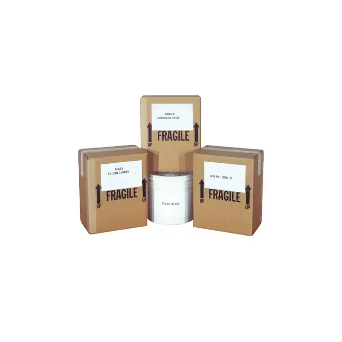 CYCLONE BLASTING SYSTEMS 5007 Aluminum Oxide Media Material, Medium Grade, 80 Maximum Grit Sandblasting Media Aluminum Oxide Express Delivery