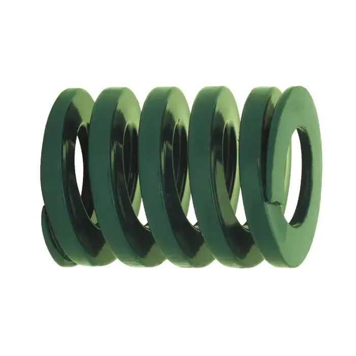 Express Delivery DANLY 1/2" Hole Dia., 1" Free Length, Light Load, Green Die Spring