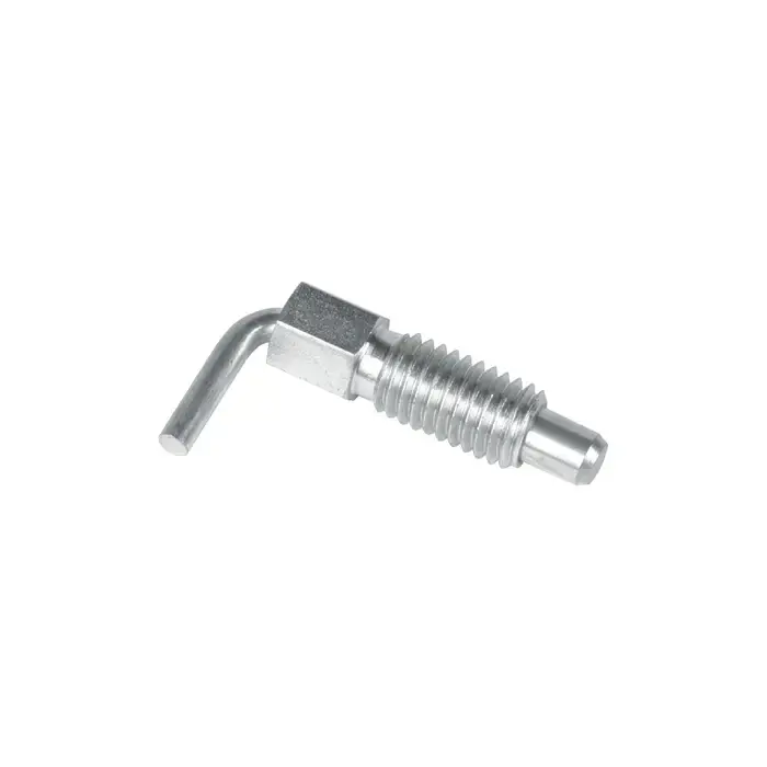 TE-CO 54360 1/4"-20 Thread Size, 1/2" Thread Length, 0.160" Plunger Dia., L-Handle Steel Hand Retractable Spring Plunger Fan Favorite