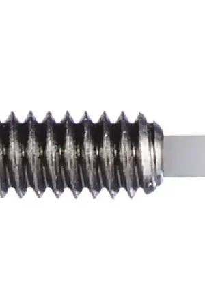 Authentic VLIER SMDL63N 5/8"-11 Thread Size, 1.062" Thread Length, 0.313" Projection, Stainless Steel Body, Delrin Nose Threaded Spring Plunger