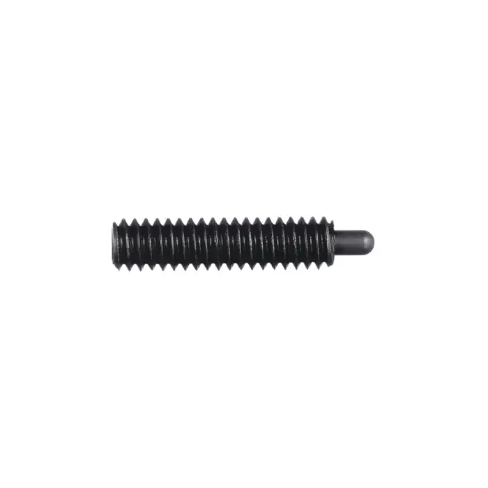 Best Choice VLIER S53P 10-32 Thread Size, 3/4" Thread Length, 1/8" Projection, Steel Body, Steel Nose Threaded Spring Plunger