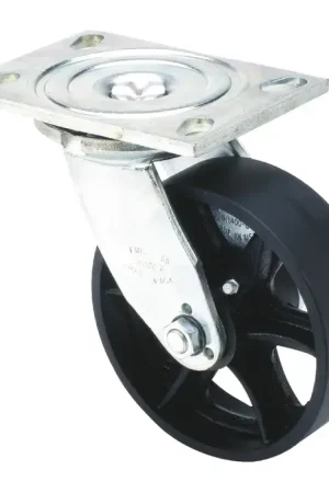 Time-Limited FAULTLESS H1406-8 x 2-1/2 8" Wheel Diameter, 2-1/2" Wheel Width, 1,500 lbs. Load Rating Non Marring Rubber Caster/Wheel