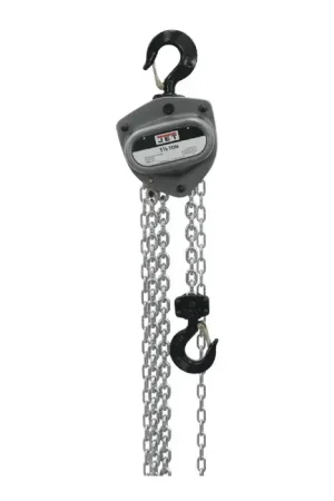 Discount JET 101100 1-1/2 Tons Load Capacity, 10‘ Maximum Lift Distance, Manual Lift Speed Hoist
