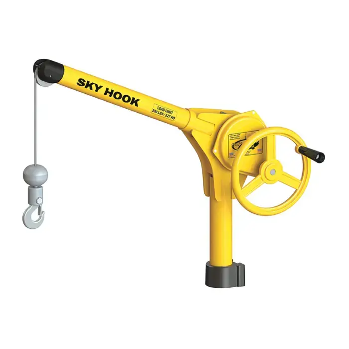 Factory Price SKY HOOK 9700-03 1/4 Ton Load Capacity, 100" Maximum Lift Distance, 1.5" Per Handwheel Revolution Lift Speed Hoist